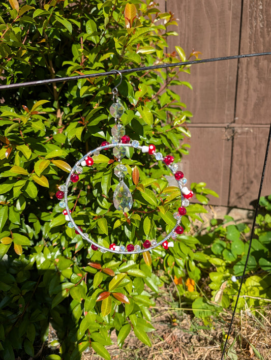Mushroom Hoop Suncatcher