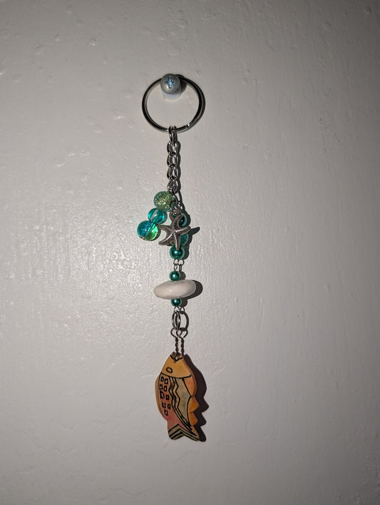 Coconut Husk Keychain