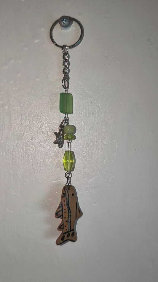 Coconut Husk Keychain