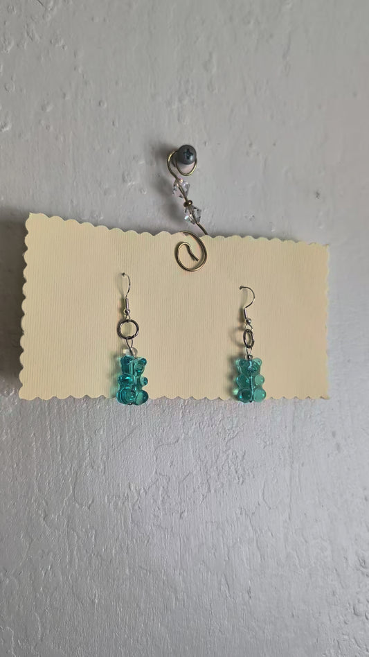 Blue Gummi Earrings