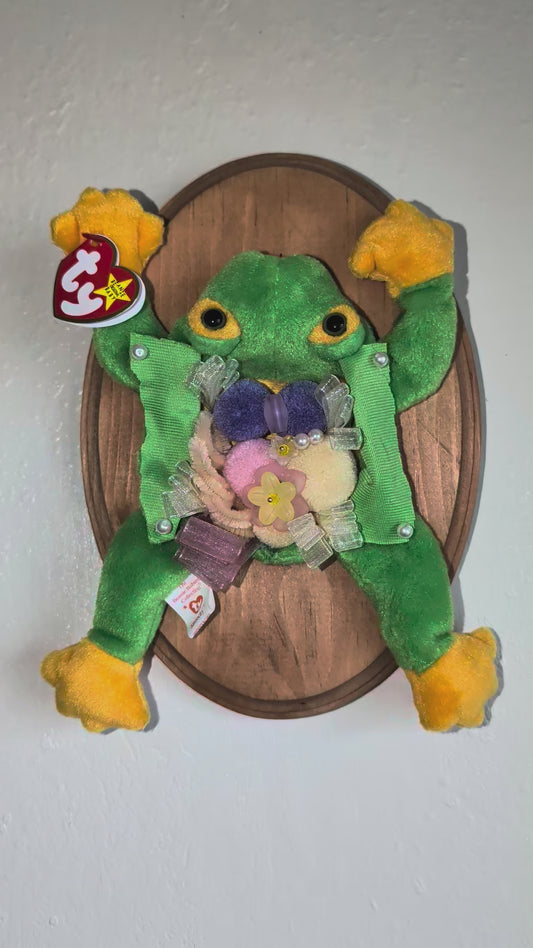 Beanie Baby Frog Dissection Mount