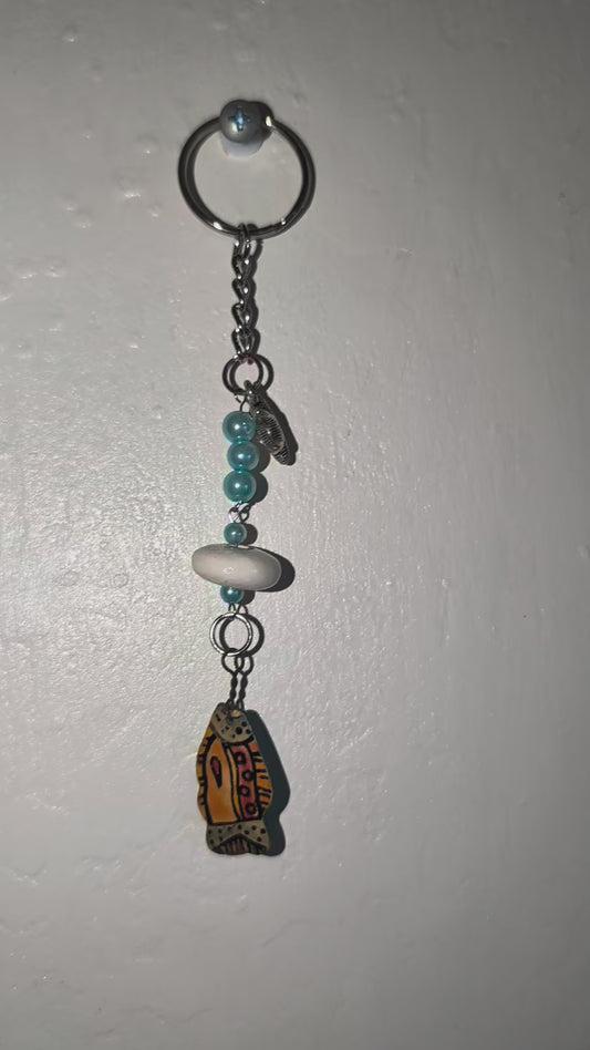 Coconut Husk Keychain