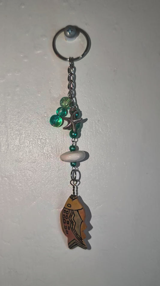 Coconut Husk Keychain