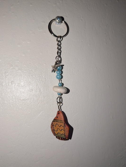 Coconut Husk Keychain