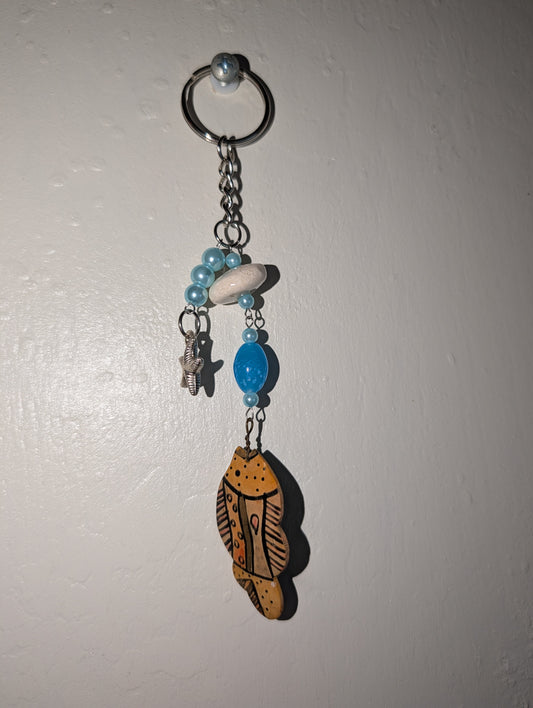 Coconut Husk Keychain