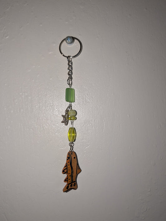 Coconut Husk Keychain